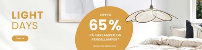 Tilbud fra Hjem og møbler i Lillehammer | Opptil 65% de lampegiganten | 17.4.2024 - 25.4.2024