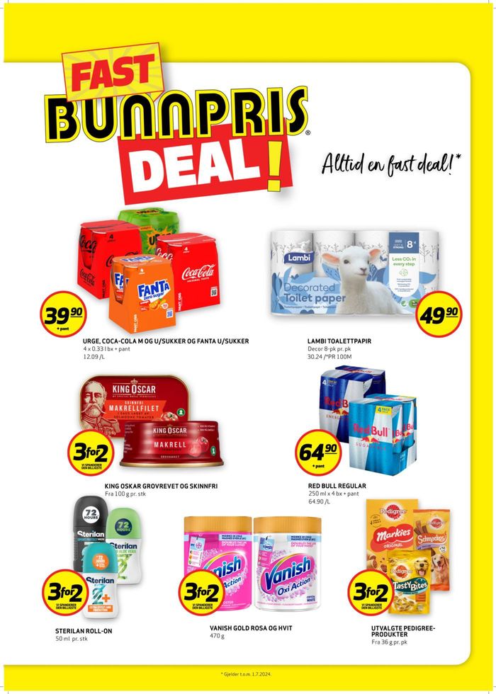 Bunnpris-katalog i Kvinnherad | Fast Bunnpris Deal! | 18.4.2024 - 2.5.2024