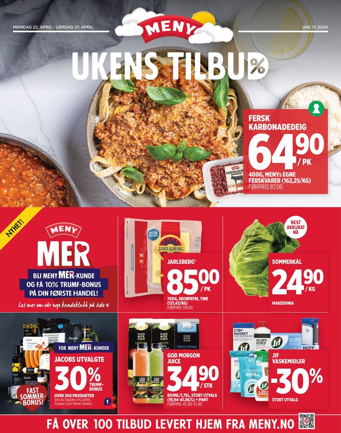 Meny-katalog i Bergen | Meny Ukens Tilbud | 21.4.2024 - 5.5.2024