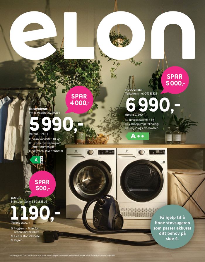ELON-katalog i Kristiansand | ELON folder | 22.4.2024 - 28.4.2024