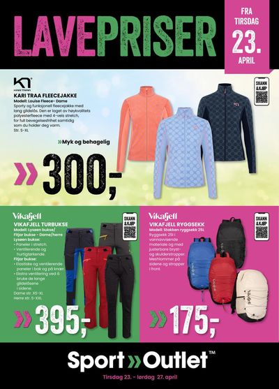 Sport Outlet-katalog i Raufoss | Sport Outlet Lave priser ! | 23.4.2024 - 7.5.2024