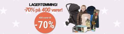 Tilbud fra Barn og leker i Kristiansand | 400 varer til -70% de babybanden | 23.4.2024 - 3.5.2024