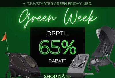 Tilbud fra Barn og leker i Gjøvik | Green Week Opptil 65% Rabatt de Mimmis | 24.4.2024 - 28.4.2024
