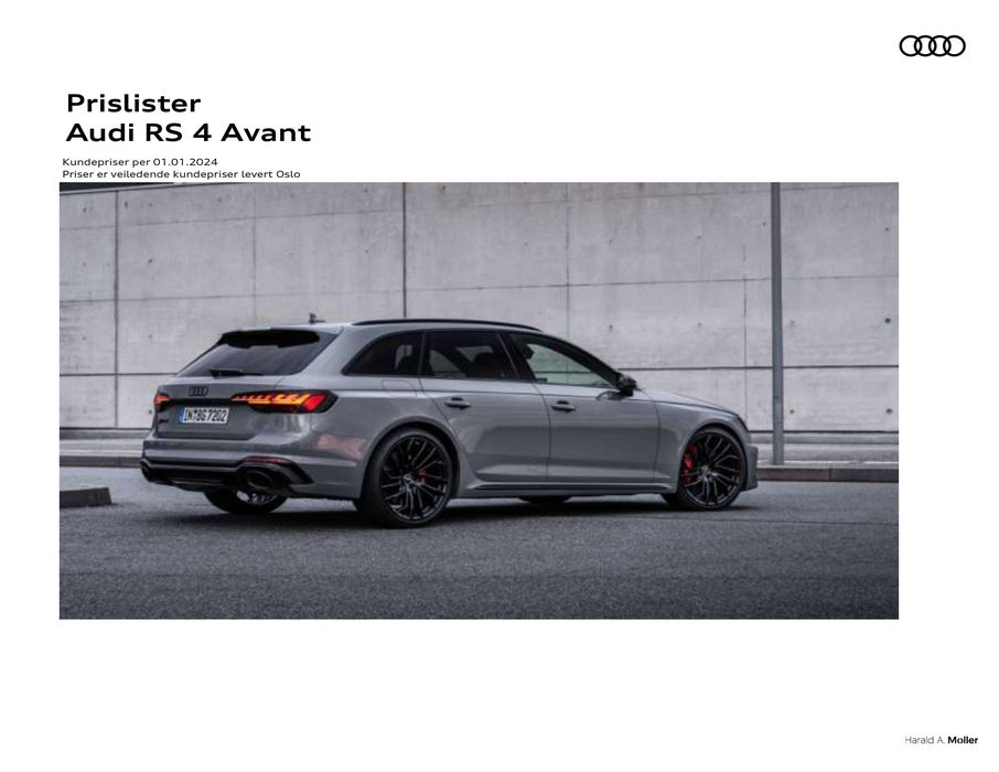 Audi-katalog i Steinkjer | Audi RS 4 Avant | 27.4.2024 - 27.4.2025