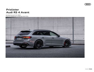 Tilbud fra Bil og motor i Skien | Audi RS 4 Avant de Audi | 27.4.2024 - 27.4.2025