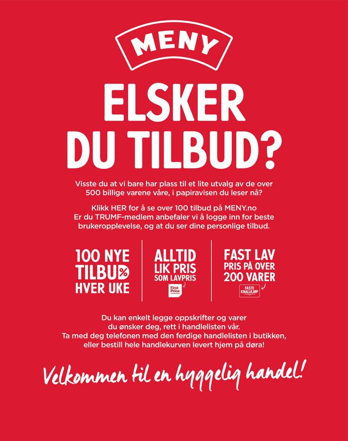 Meny-katalog i Kristiansand | Ukens Tilbud | 28.4.2024 - 12.5.2024