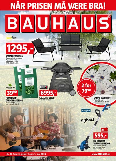 Tilbud fra Bygg og hage i Kopervik | Bauhaus folder de Bauhaus | 29.4.2024 - 5.5.2024