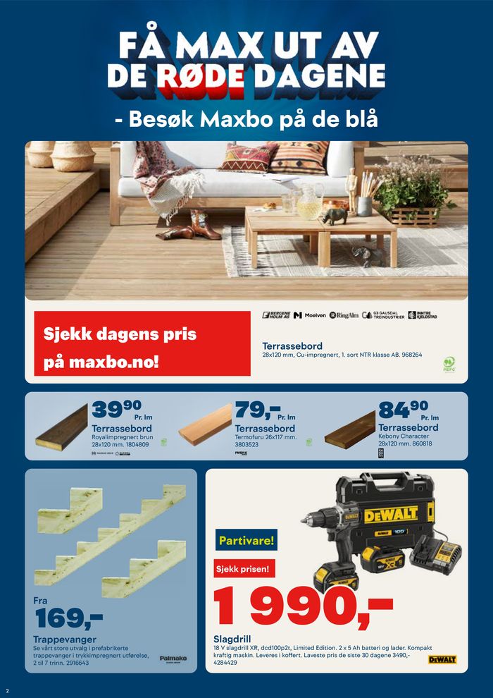 Maxbo-katalog i Fredrikstad | Maxbo folder | 30.4.2024 - 2.6.2024