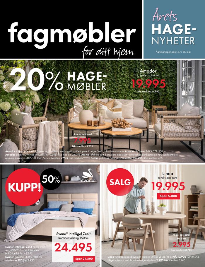Fagmøbler-katalog i Kristiansund | Fagmøbler Kundeavis | 1.5.2024 - 15.5.2024