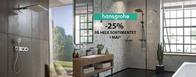 Tilbud fra Bygg og hage i Sandvika | -25% Salg de Oslo VVS Senter | 3.5.2024 - 31.5.2024