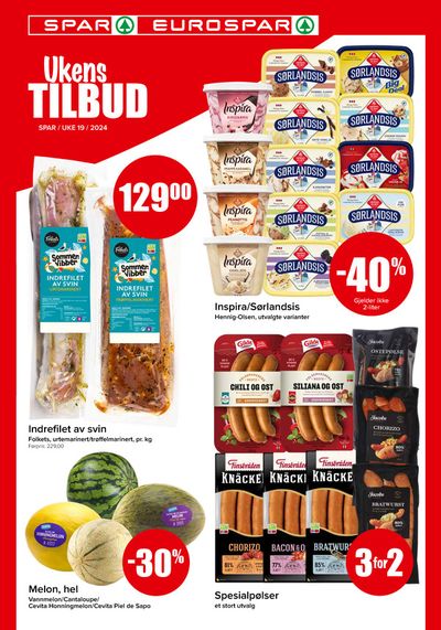 Tilbud fra Supermarkeder i Lenvik | Eurospar Kundeavis de Eurospar | 5.5.2024 - 19.5.2024