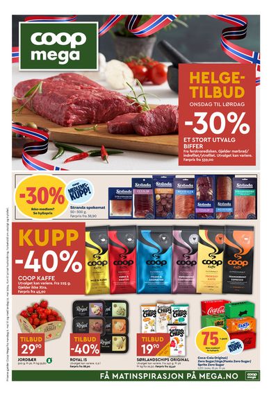 Tilbud fra Supermarkeder i Stange | Coop Mega Kundeavis de Coop Mega | 6.5.2024 - 12.5.2024