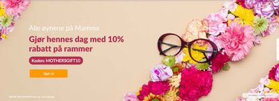 Tilbud fra Klær, sko og tilbehør i Sandnes | Gjør hennes dag med 10% rabatt på rammer de SmartBuyGlasses | 7.5.2024 - 10.5.2024