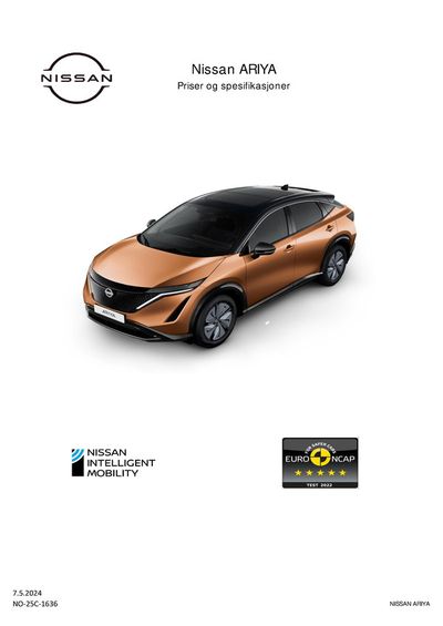 Tilbud fra Bil og motor i Sandnes | Nissan ARIYA de Nissan | 8.5.2024 - 8.5.2025