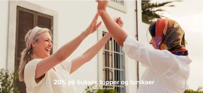 Tilbud fra Klær, sko og tilbehør i Lierskogen | 20% på bukser, topper og tunikaer de Cellbes | 8.5.2024 - 19.5.2024