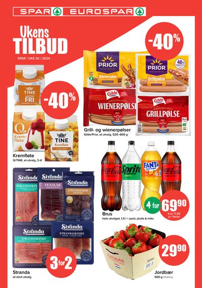 Tilbud fra Supermarkeder i Gamle Fredrikstad | Ukens Tilbud de Spar | 12.5.2024 - 26.5.2024