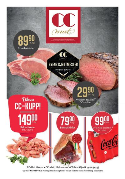 Tilbud fra Supermarkeder i Hamar | CC Mat Kundeavis de CC Mat | 12.5.2024 - 26.5.2024