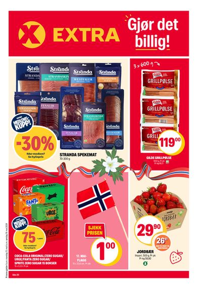 Tilbud fra Supermarkeder i Rennebu | Coop Extra Kundeavis de Coop Extra | 13.5.2024 - 19.5.2024