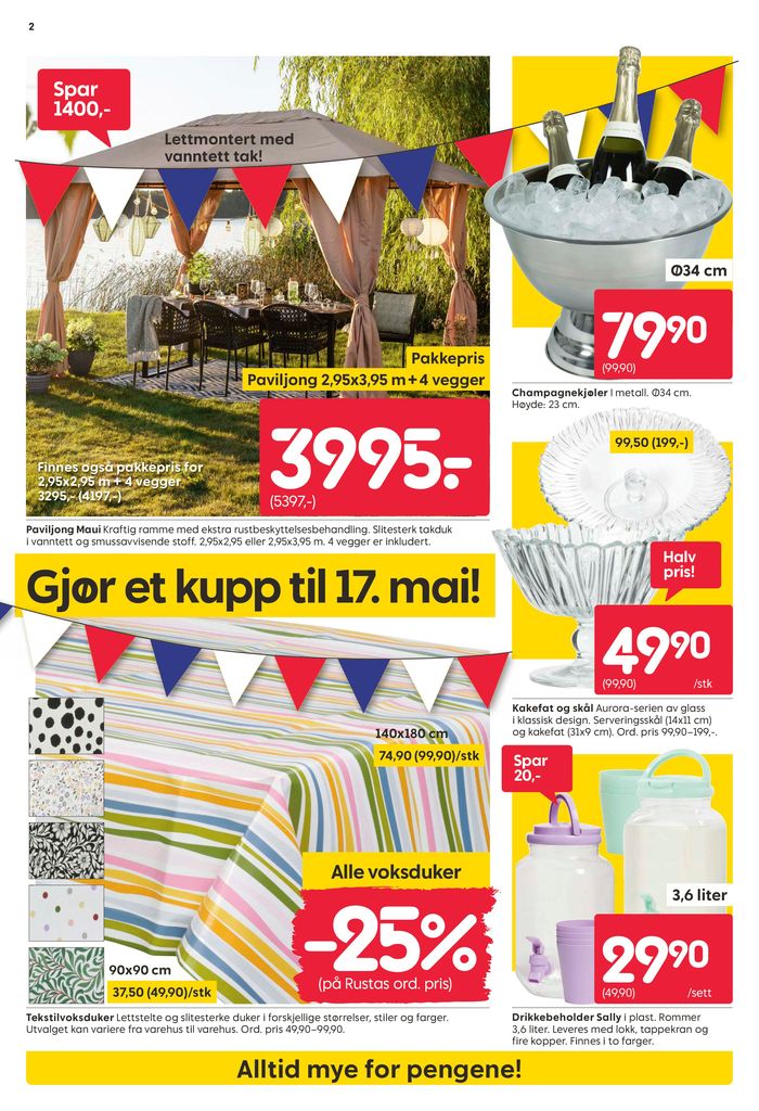 Rusta Tilbud og kundeavis Tiendeo