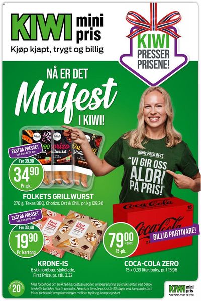 Tilbud fra Supermarkeder i Drøbak | Kiwi Kundeavis de Kiwi | 13.5.2024 - 19.5.2024