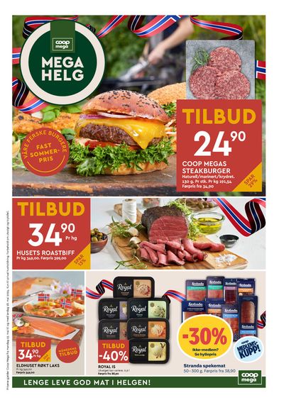 Tilbud fra Supermarkeder i Hommelvik | Coop Mega Kundeavis de Coop Mega | 13.5.2024 - 19.5.2024