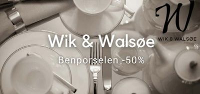 Tilbud fra Hjem og møbler i Rognan | Wik & Walsøe Benporselen -50% de Glass & Interior | 17.5.2024 - 31.5.2024
