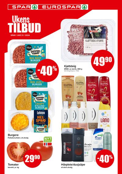 Tilbud fra Supermarkeder i Sauland | Spar Kundeavis de Spar | 19.5.2024 - 2.6.2024
