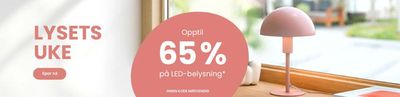 Tilbud fra Hjem og møbler i Karmøy | Opptil 65% de lampegiganten | 20.5.2024 - 31.5.2024