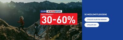 Tilbud fra Sport og Fritid i Lena | 30 - 60% Salg de Intersport | 21.5.2024 - 31.5.2024