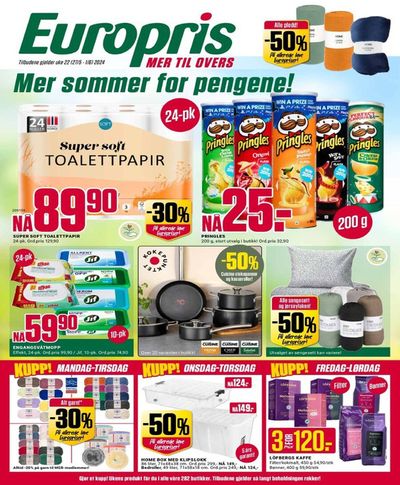 Tilbud fra Supermarkeder i Elverum | Europris DM 22-24 MYBRING de Europris | 26.5.2024 - 9.6.2024