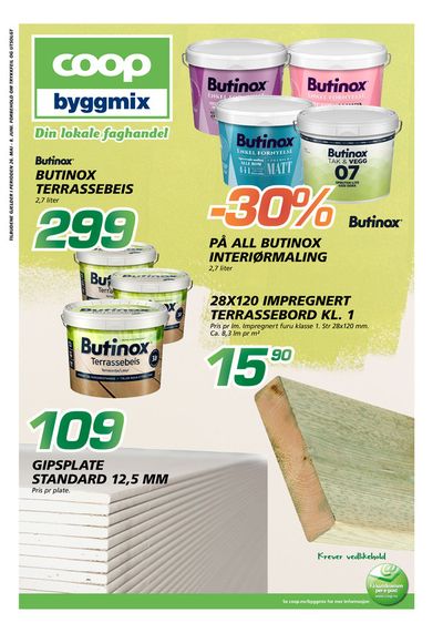 Coop Byggmix-katalog i Årdal | Coop Byggmix Din lokale faghandel | 27.5.2024 - 9.6.2024