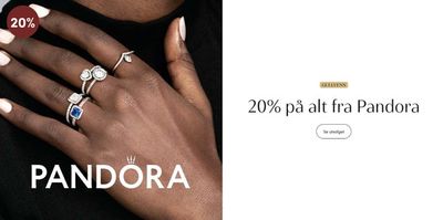 Tilbud fra Klær, sko og tilbehør i Nøtterøy | 20% på alt fra Pandora de Gullfunn | 31.5.2024 - 4.6.2024