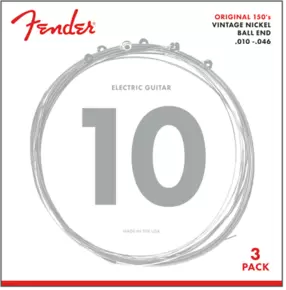 Tilbud: OUTLET | Fender Original Pure Nickel 150 Guitar Strings - 3-Pack kr 150 på 4sound