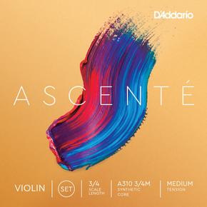 Tilbud: OUTLET | D'Addario Ascenté Violin String Set, 3/4 Scale, Medium Tension kr 200 på 4sound