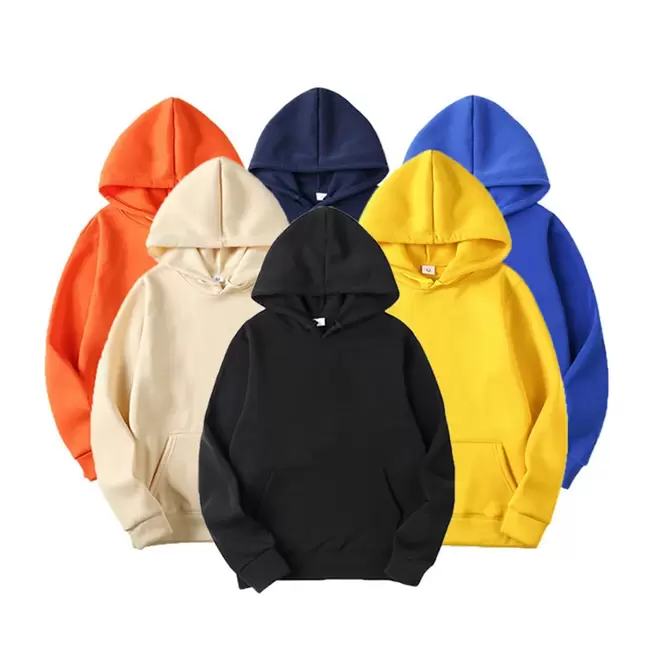 Tilbud: Fashion Men's Hoodie Casual Hoodies Pullovers Sweatshirts Men's Top Solid Color Hoodies Sweatshirt Male kr 45,18 på AliExpress