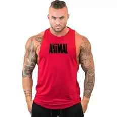 Tilbud: 2022 Gym Workout Sleeveless Shirt Tank Top Men Animal Skull Bodybuilding Clothing Fitness Sportwear Muscle Male Fashion Tanktop kr 10,76 på AliExpress