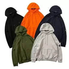 Tilbud: 23fw Functional Cp Company Men's Basic Hooded Pullover Sweatshirt Solid Color Casual Sweatshirt Cross-border Loose Type kr 285,01 på AliExpress