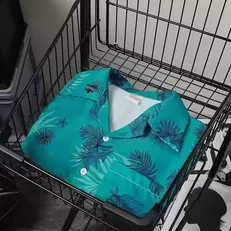 Tilbud: GTA Vice City Matching Shirt Men's Summer Thin Floral Shirt Hawaiian Beach Short Sleeves kr 152,99 på AliExpress