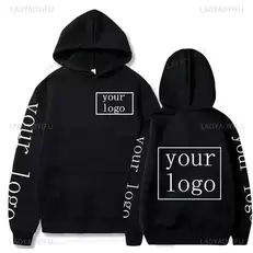 Tilbud: 2024 Student Casual Custom Printed Text DIY Hoodie Customized Logo Personalized Hoody Custom Hoodies Text Logo Sweatshirt kr 123,27 på AliExpress