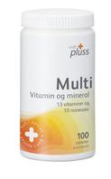 Tilbud: Vidi pluss multi vitamin & mineral 100 tabletter kr 89,9 på Vitusapotek