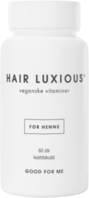 Tilbud: Hair Luxious vegansk kosttilskudd - for henne 60 stk kr 265,9 på Vitusapotek