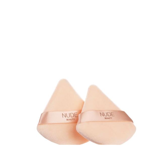 Tilbud: Nude Beauty Triangle Powder Puff Duo kr 99 på VITA