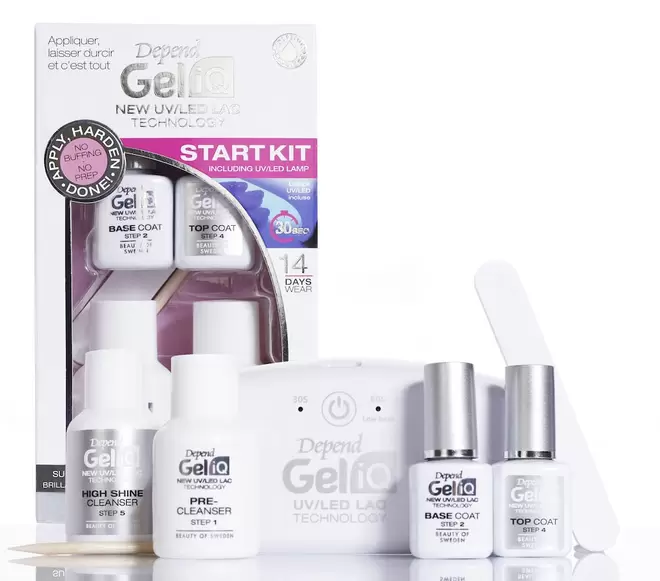 Tilbud: Depend Gel iQ Gellakk Start Kit kr 349,3 på VITA