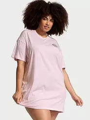 Tilbud: 100% Cotton Oversized Sleep Tee kr 279,13 på Victoria's Secret