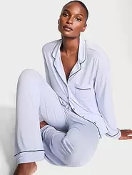 Tilbud: Modal Long Pajama Set kr 418,77 på Victoria's Secret