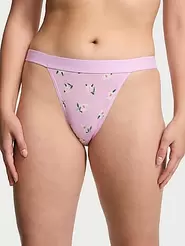 Tilbud: Logo Cotton Tanga Panty kr 69,68 på Victoria's Secret