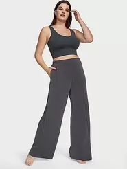 Tilbud: Featherweight Knit Wide-Leg Pant kr 432,73 på Victoria's Secret