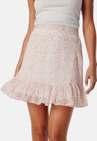 Tilbud: Vmsmilla high waist short skirt kr 269 på Bubbleroom