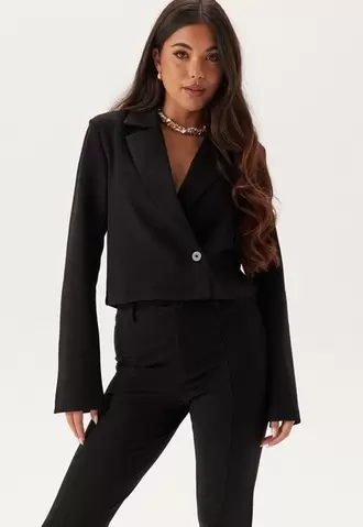 Tilbud: Soft Crop Blazer kr 499 på Bubbleroom