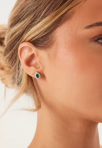 Tilbud: Bianca Earrings - Emerald kr 399 på Bubbleroom